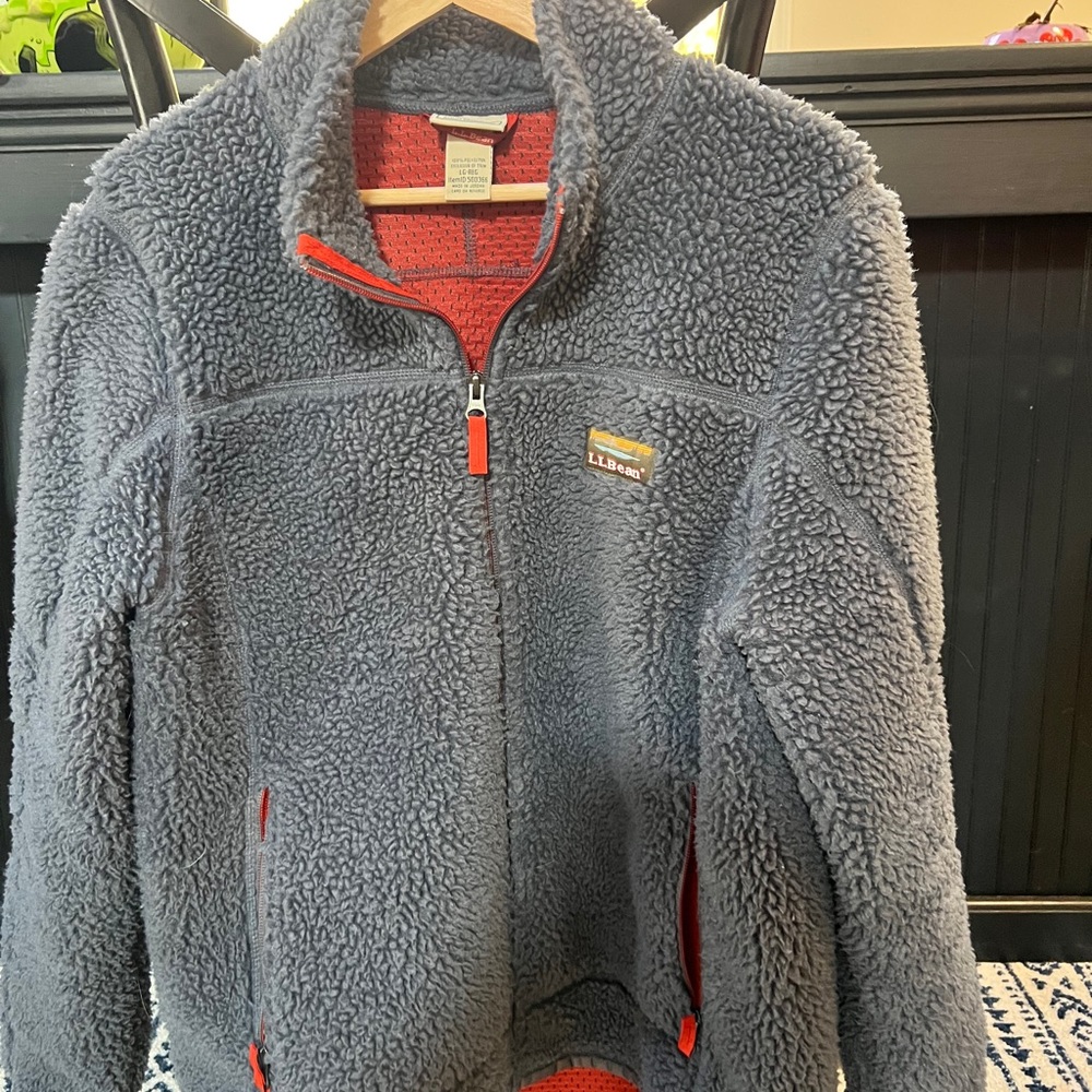 LL Bean Mountain High Pile Jacket Coat